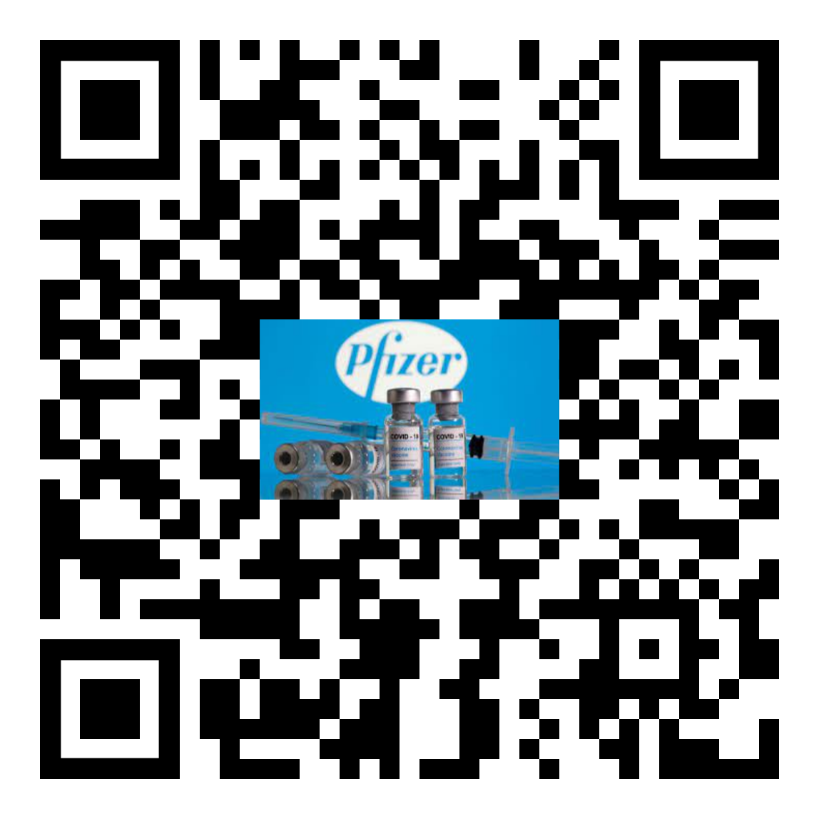 Pfizer with qrcode